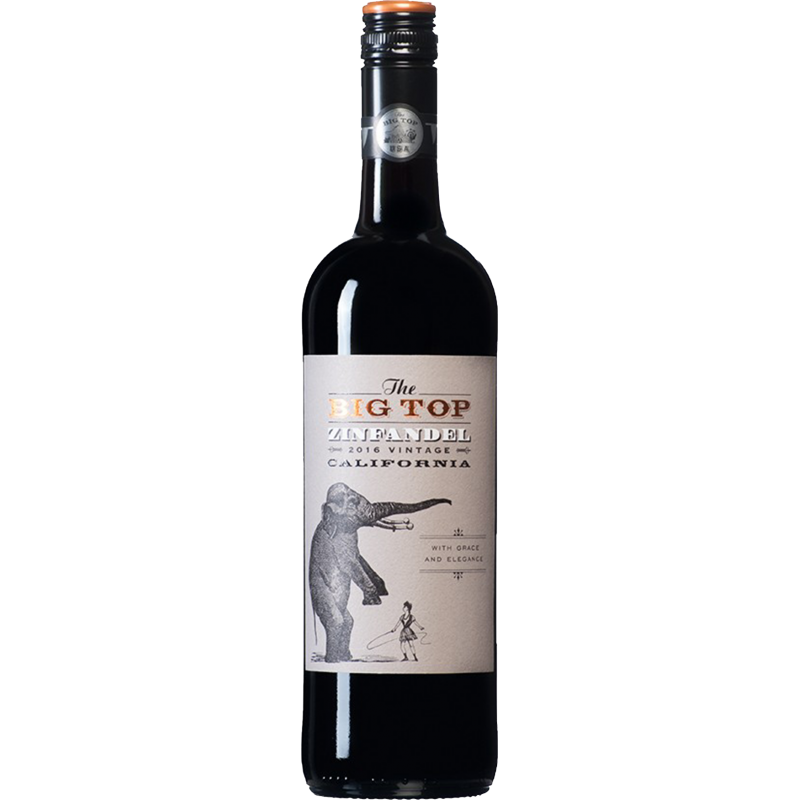 Big Top red zinfandel 2016